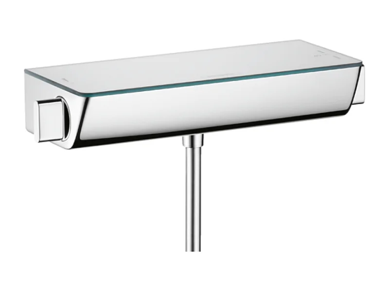 Mitigeur douche thermostatique HANSGROHE Ecostat Select EcoSmart blanc chromé