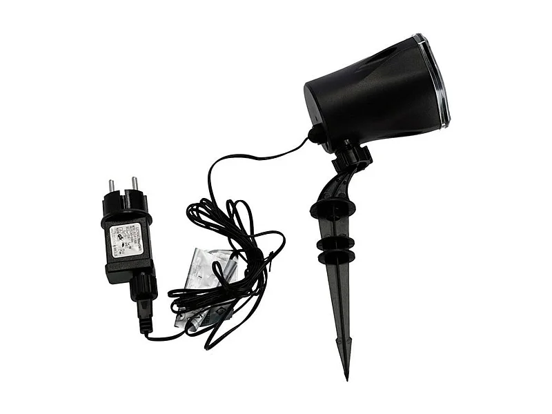 Proyector rotante LED con figuras navideñas 10,5 cm