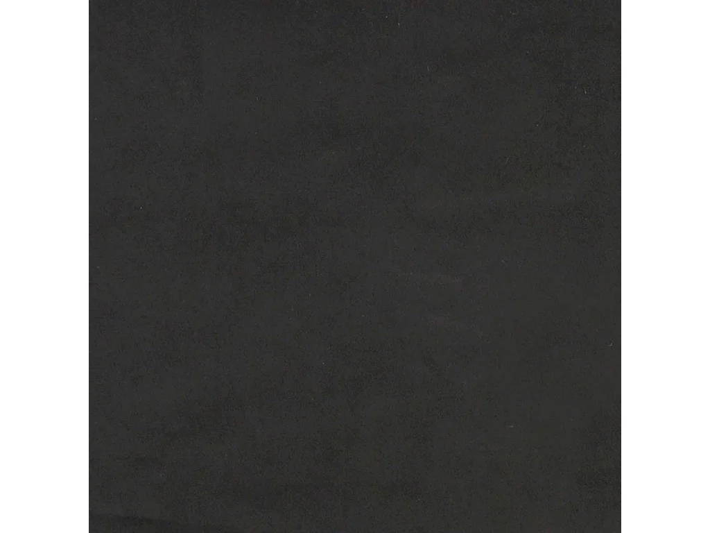 Canapé convertible 2 places en velours noir 220x84x69 cm