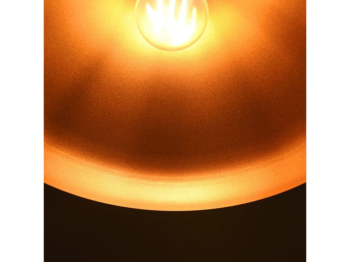 Lámpara de techo Bonn altura regulable blanco/dorado Ø32x38-115 cm