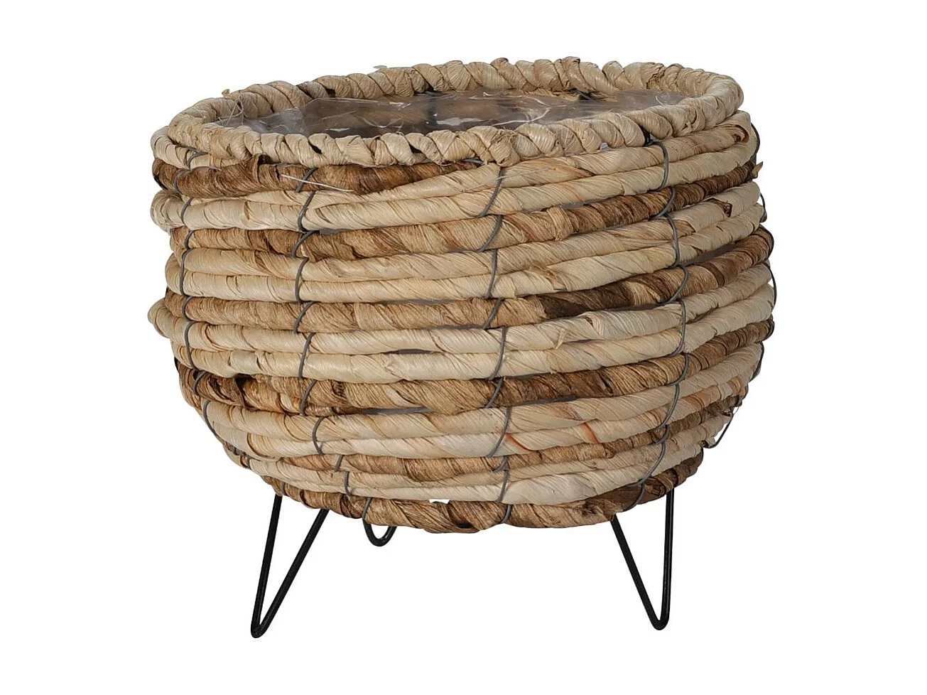 Cesto con patas natural