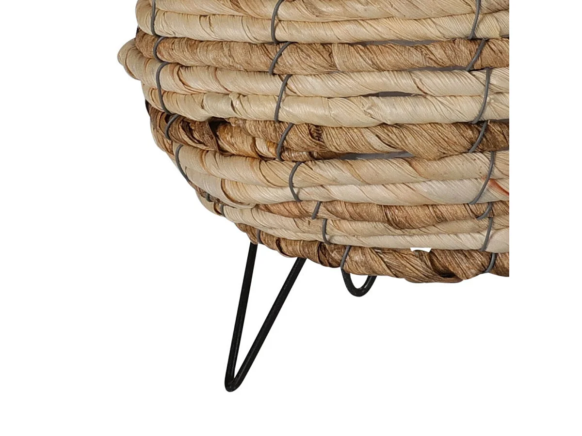 Cesto con patas natural