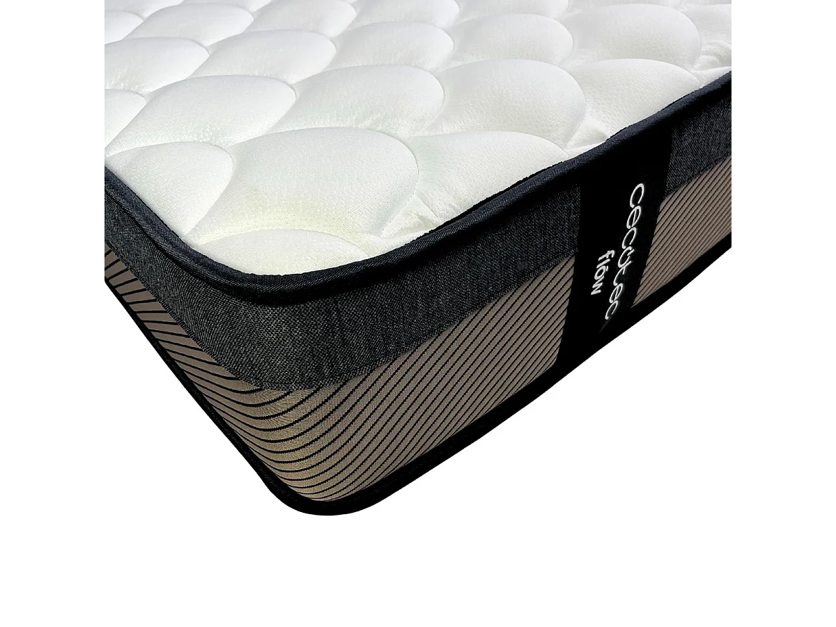 Colchón viscoelástico Cecotec Flow Diamond visco + VisComfort+ 150x190 cm
