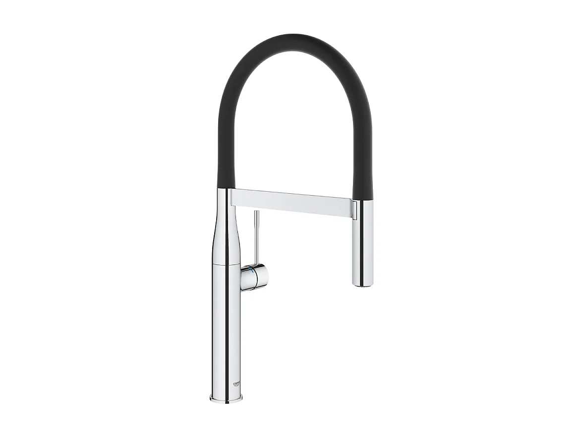 GROHE Mitigeur cuisine semi-professionnel Essence Bec haut chrome douchette extractible