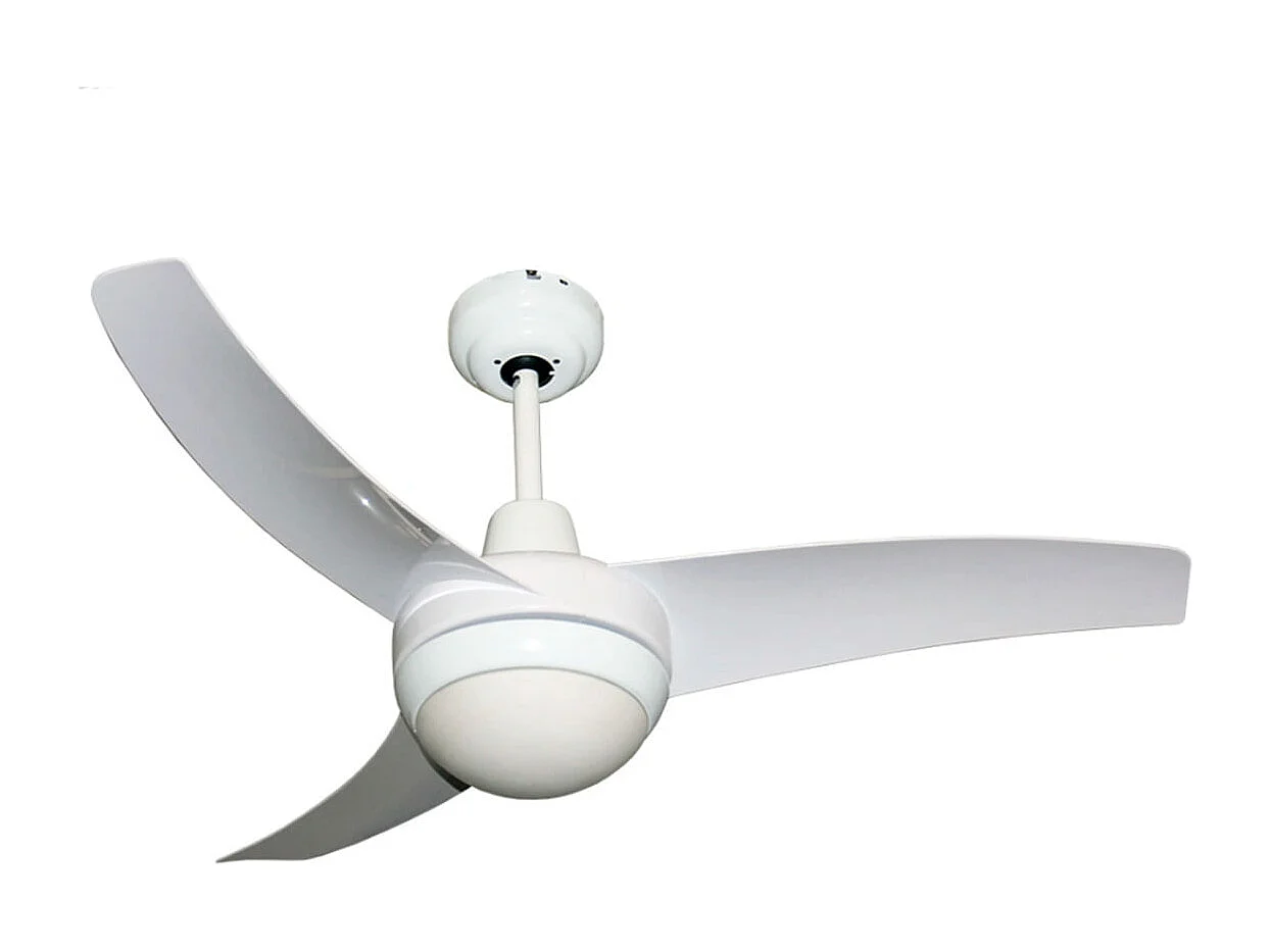 Ventilador de techo Cosmos Helios Home 50W 3 aspas + control remoto blanco Ø107 cm