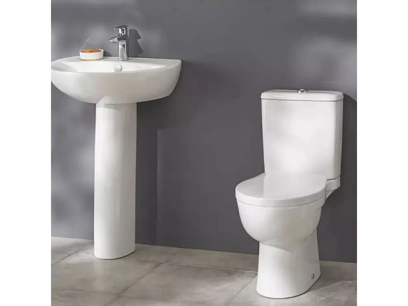 JACOB DELAFON Lot de 2 WC à poser sans bride Patio + abattant