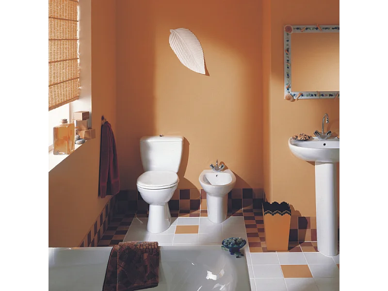 WC à poser sortie verticale JACOB DELAFON Brive 3 avec abattant