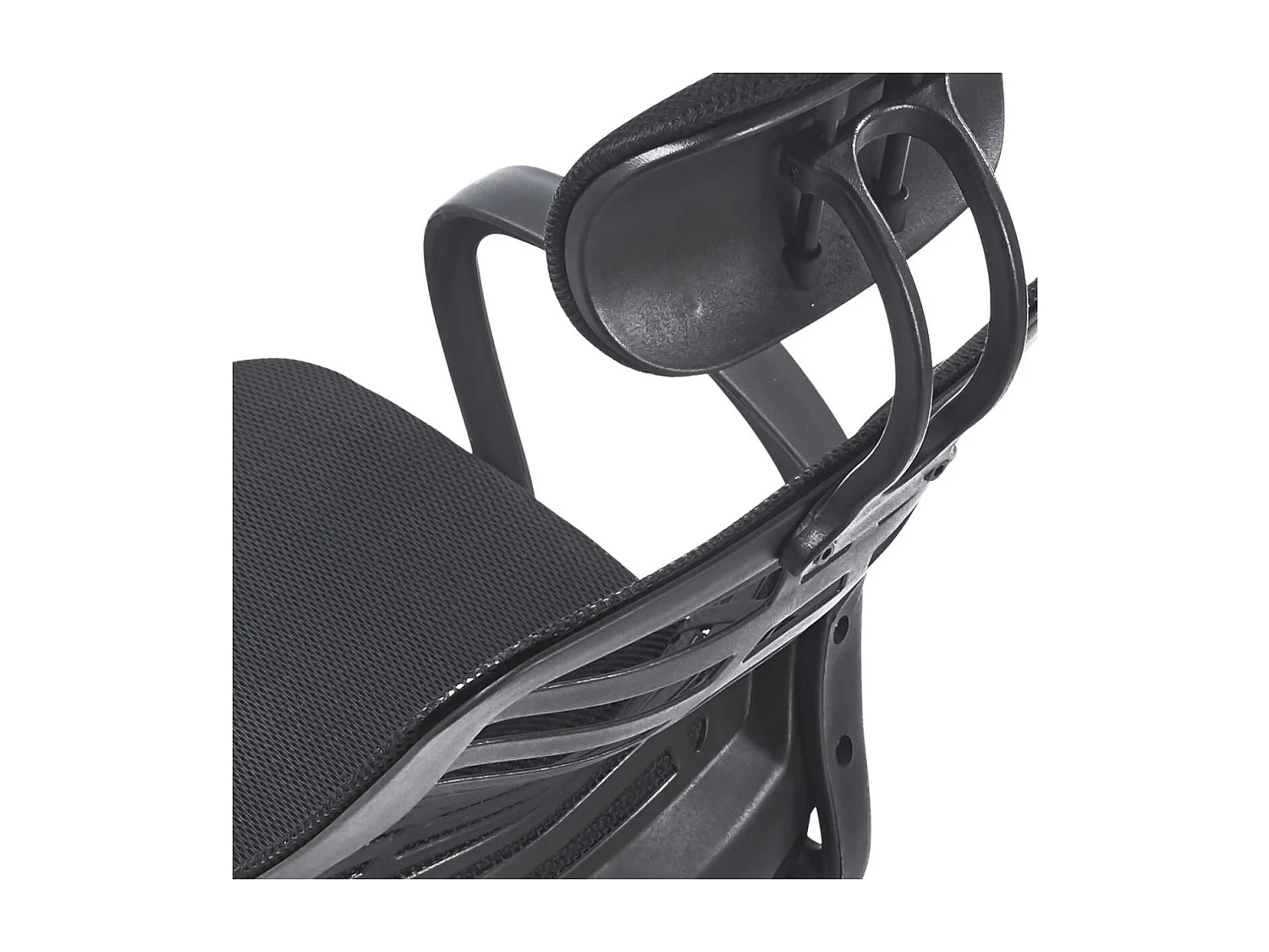 Silla de oficina Kneck reposacabezas regulable negro 106-116x58,5x56 cm Adec