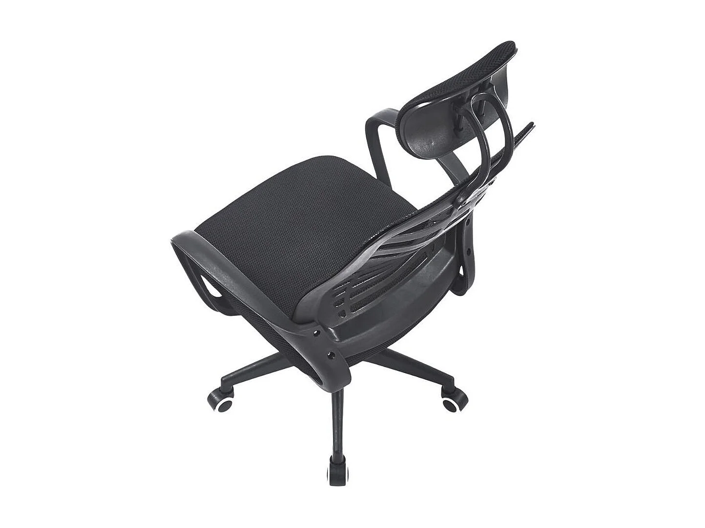 Silla de oficina Kneck reposacabezas regulable negro 106-116x58,5x56 cm Adec
