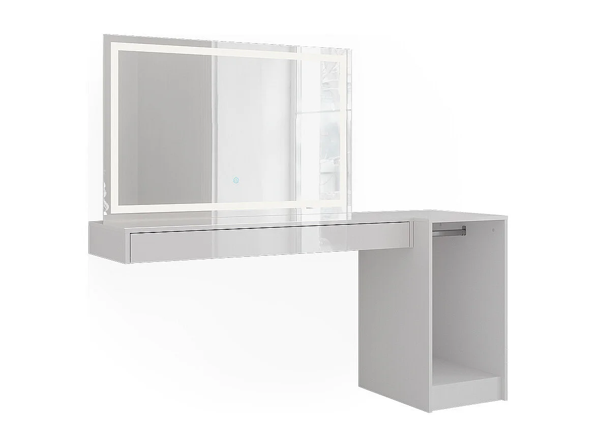 Schminktisch weiß 120x40.1x12 sherry