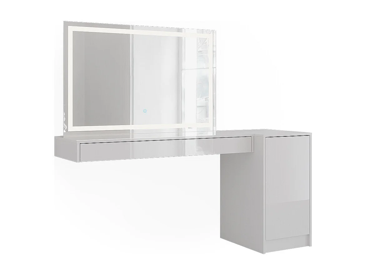 Schminktisch weiß 120x40.1x12 sherry