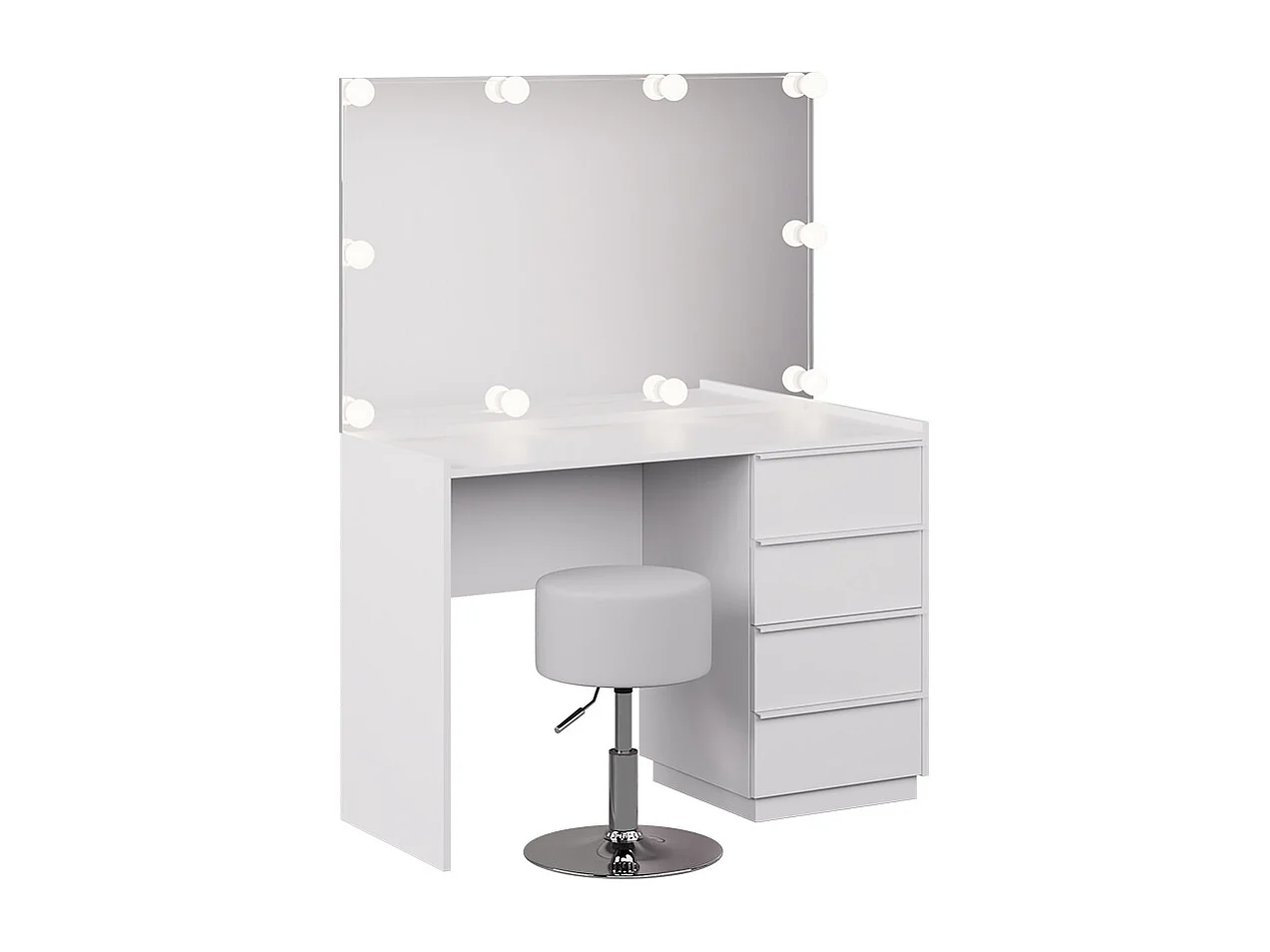 Sminkbord vit 110x45x77.2 viktoria