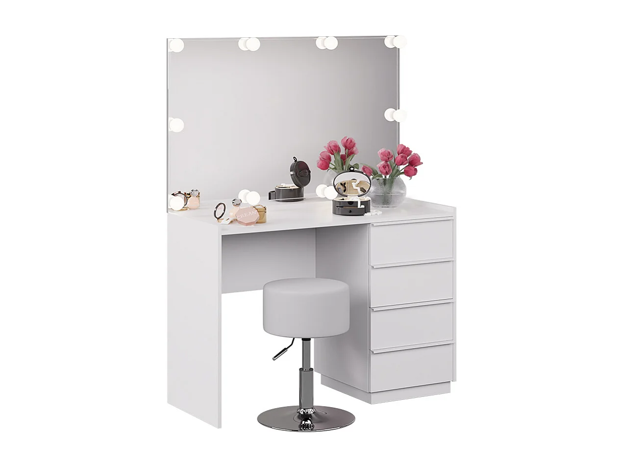 Sminkbord vit 110x45x77.2 viktoria