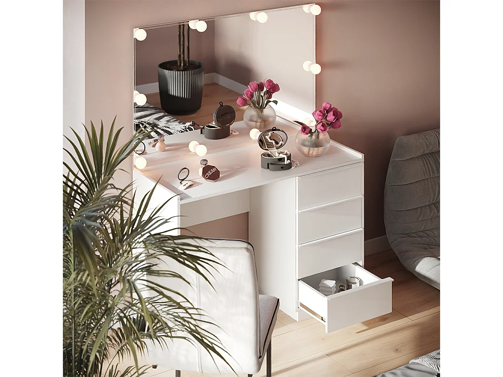 Vanity table white 110x45x77.2 viktoria