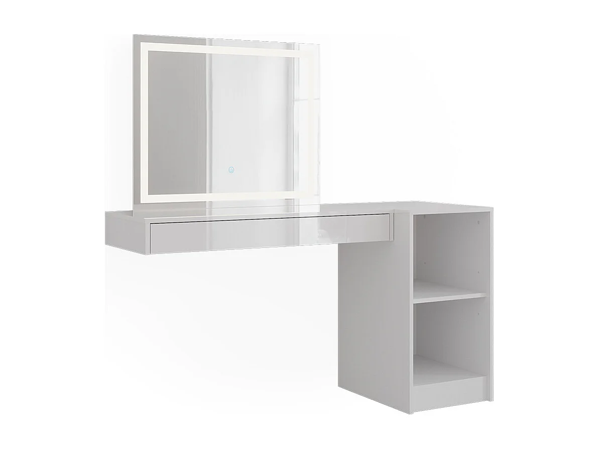 Schminktisch weiß 100x40.1x12 sherry