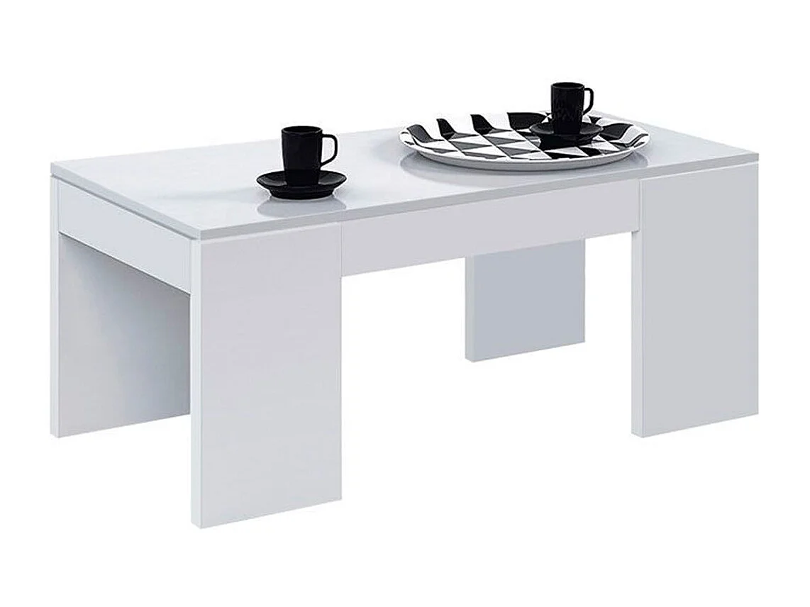 Salontafel met een opklapbaar blad - L100 cm - Kendra