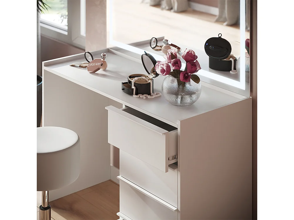 Schminktisch weiß 110x45x77.2 viktoria