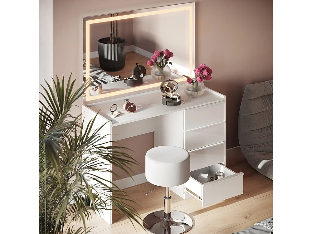 Vanity table white 110x45x77.2 viktoria