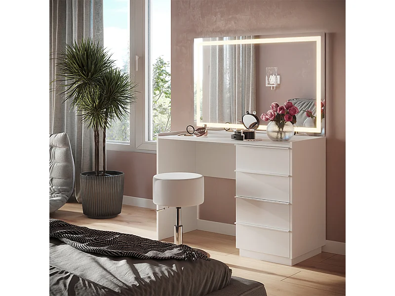 Schminktisch weiß 110x45x77.2 viktoria