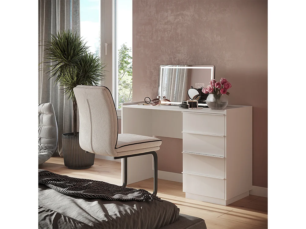 Sminkbord vit 110x45x77.2 viktoria