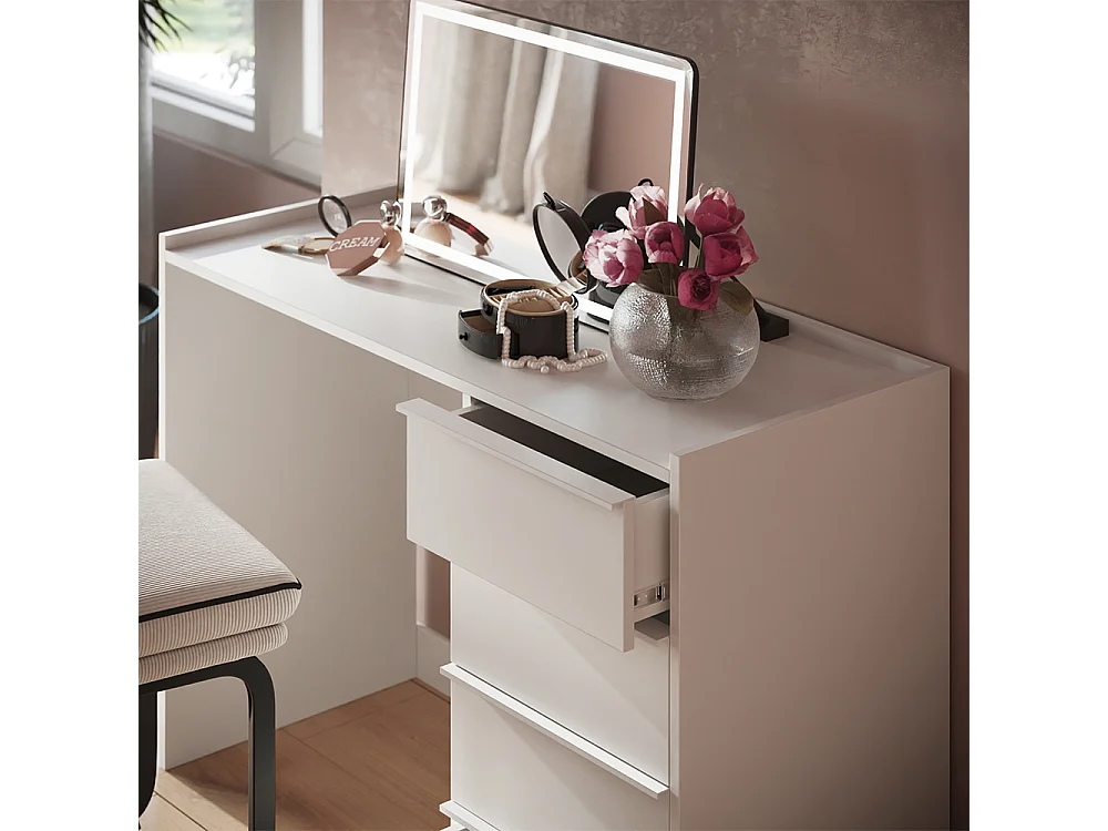Sminkbord vit 110x45x77.2 viktoria