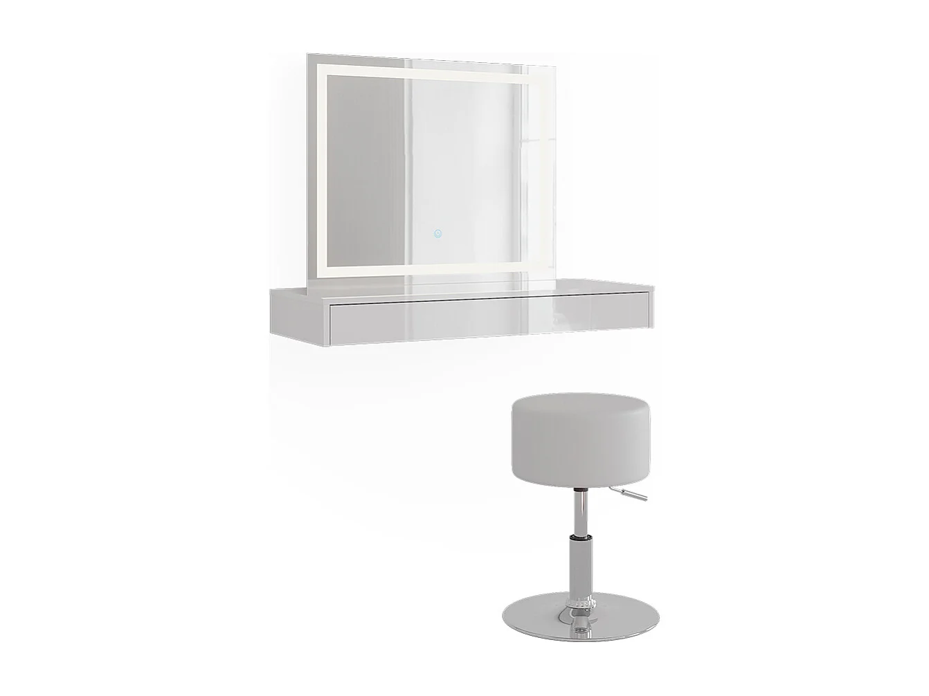 Schminktisch weiß 100x40.1x12 sherry