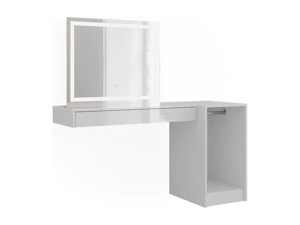 Schminktisch weiß 100x40.1x12 sherry