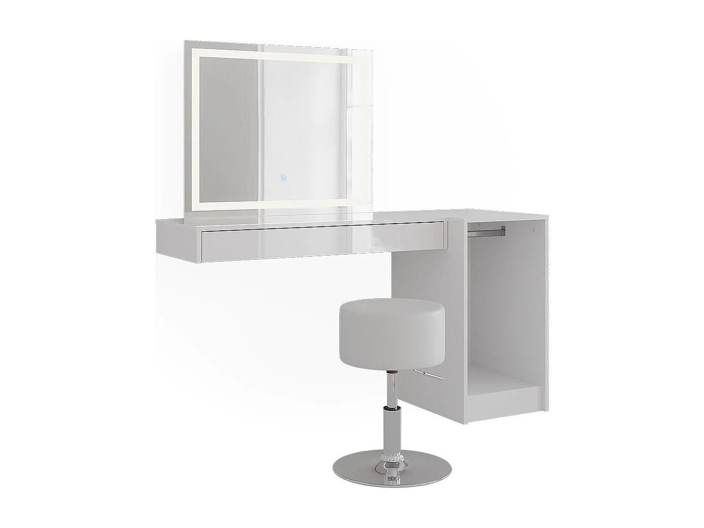 Coiffeuse blanc 100x40.1x12 sherry