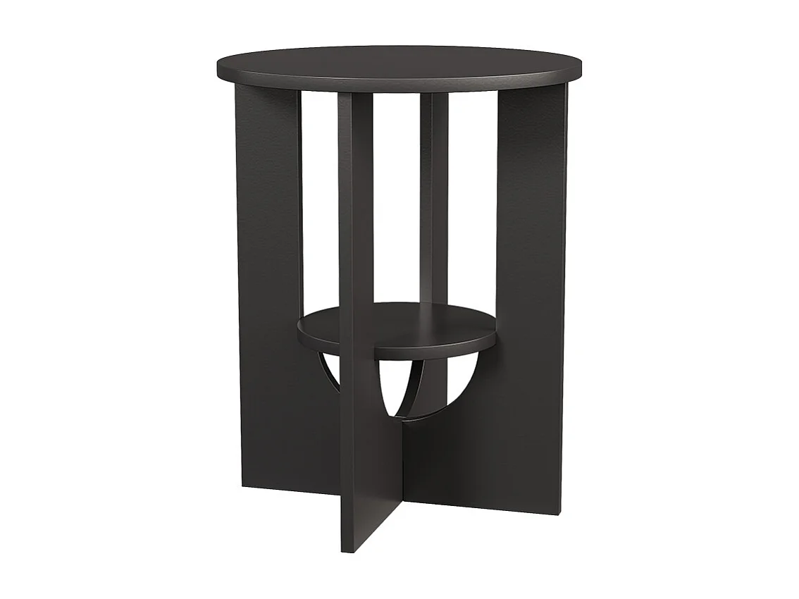 Couchtisch schwarz 40x40x50.5 vareo