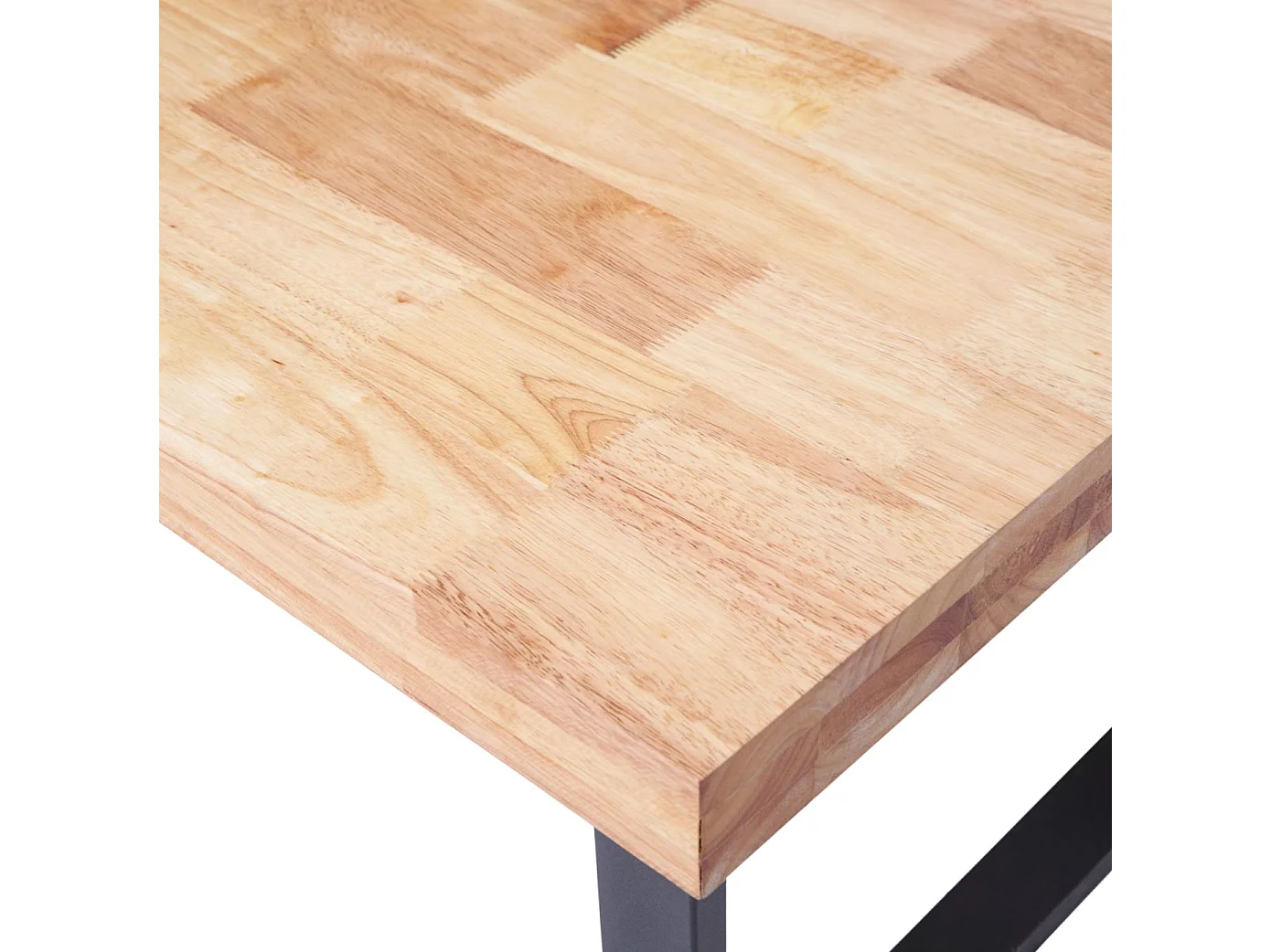 Mesa centro Fabrik roble/negro Estilo Industrial Salón moderno