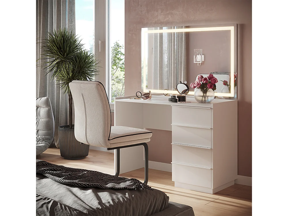 Vanity table white 110x45x77.2 viktoria