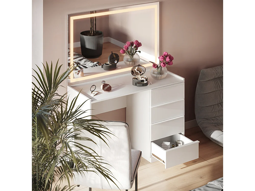 Vanity table white 110x45x77.2 viktoria