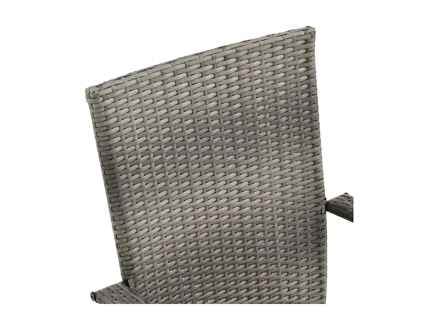 Ensemble à manger de jardin 3 pcs Gris