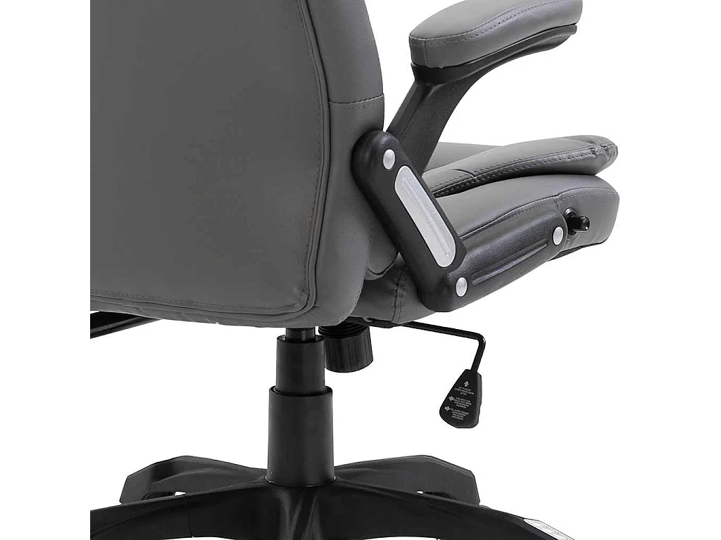 Sedia da Ufficio Antracite in Similpelle