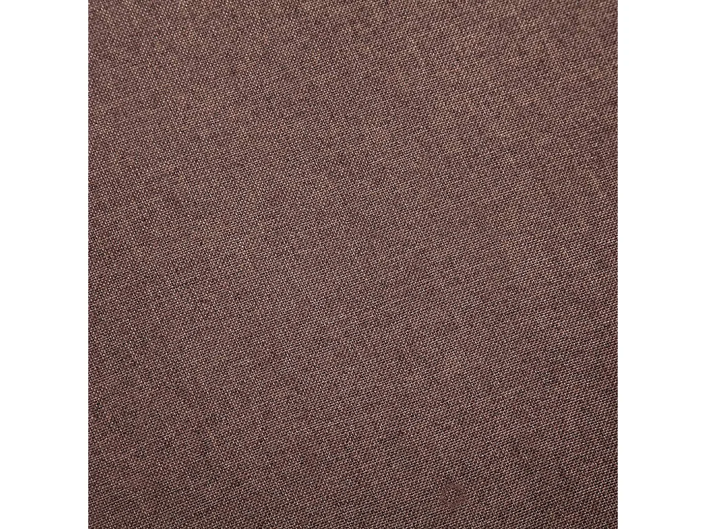 Canapé 2 places en tissu marron