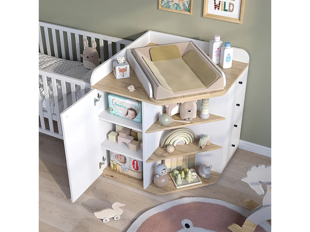 Fasciatoio bianco/artisan 85x85x90 aria