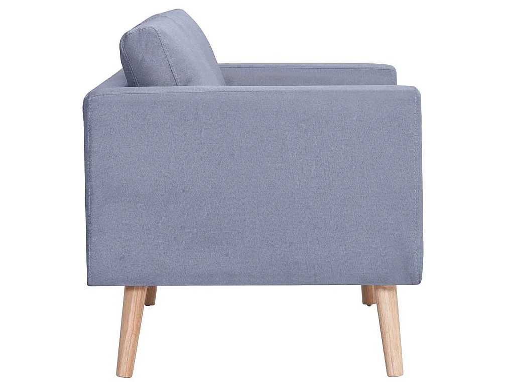 Canapé 3 places en tissu gris clair