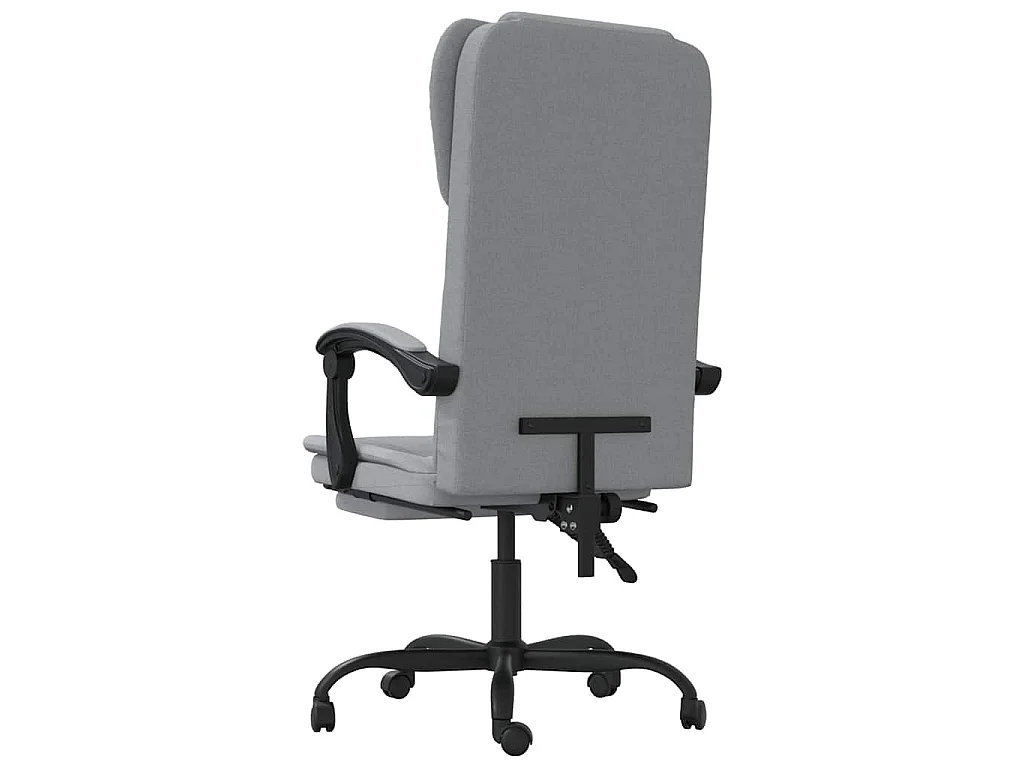 Fauteuil inclinable de bureau Gris clair Tissu