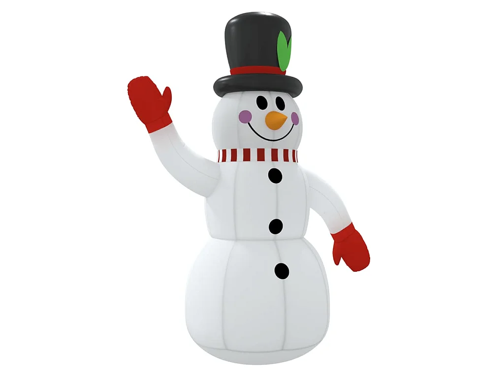Aufblasbarer Schneemann mit LEDs 300 cm