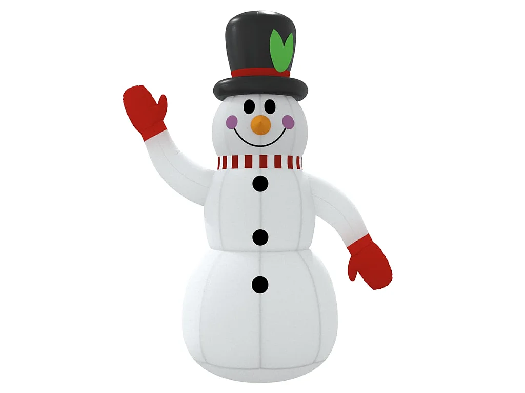 Aufblasbarer Schneemann mit LEDs 300 cm
