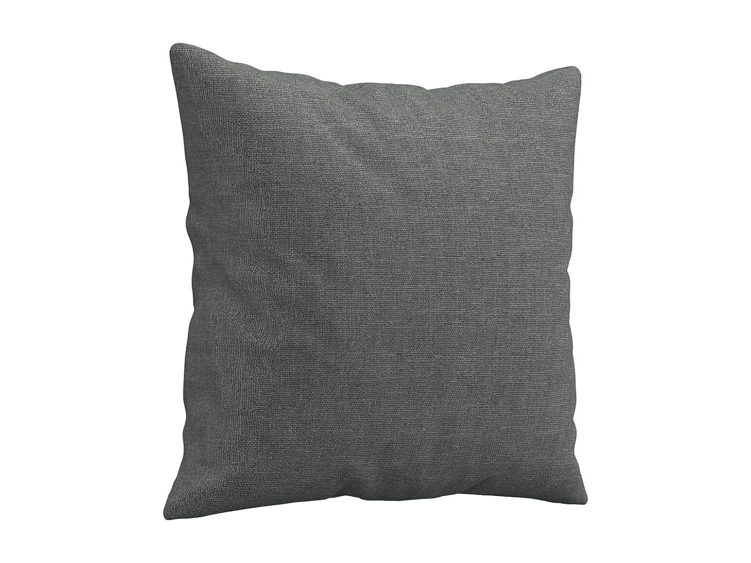 Canapé 3 places avec oreillers gris foncé 180 cm tissu