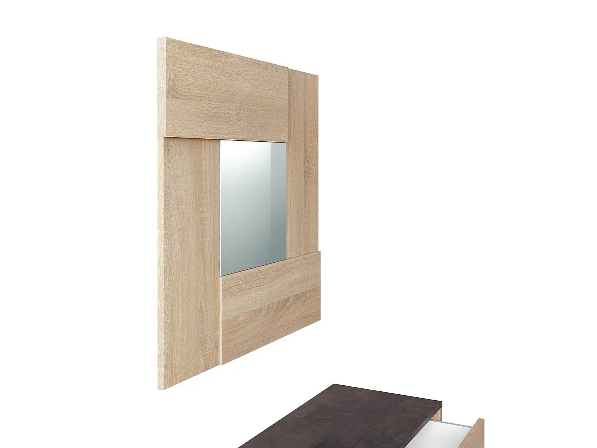 Recibidor Entrada Consola c/Espejo Andy 92x33x79 cm