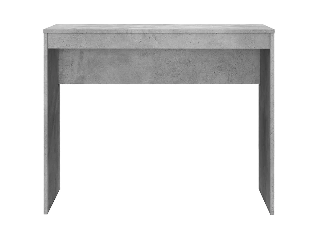 Bureau Gris béton 90x40x72 cm Bois d'ingénierie