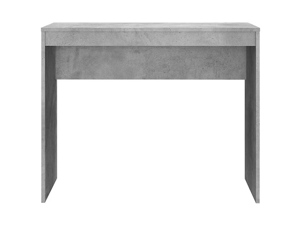Bureau Gris béton 90x40x72 cm Bois d'ingénierie
