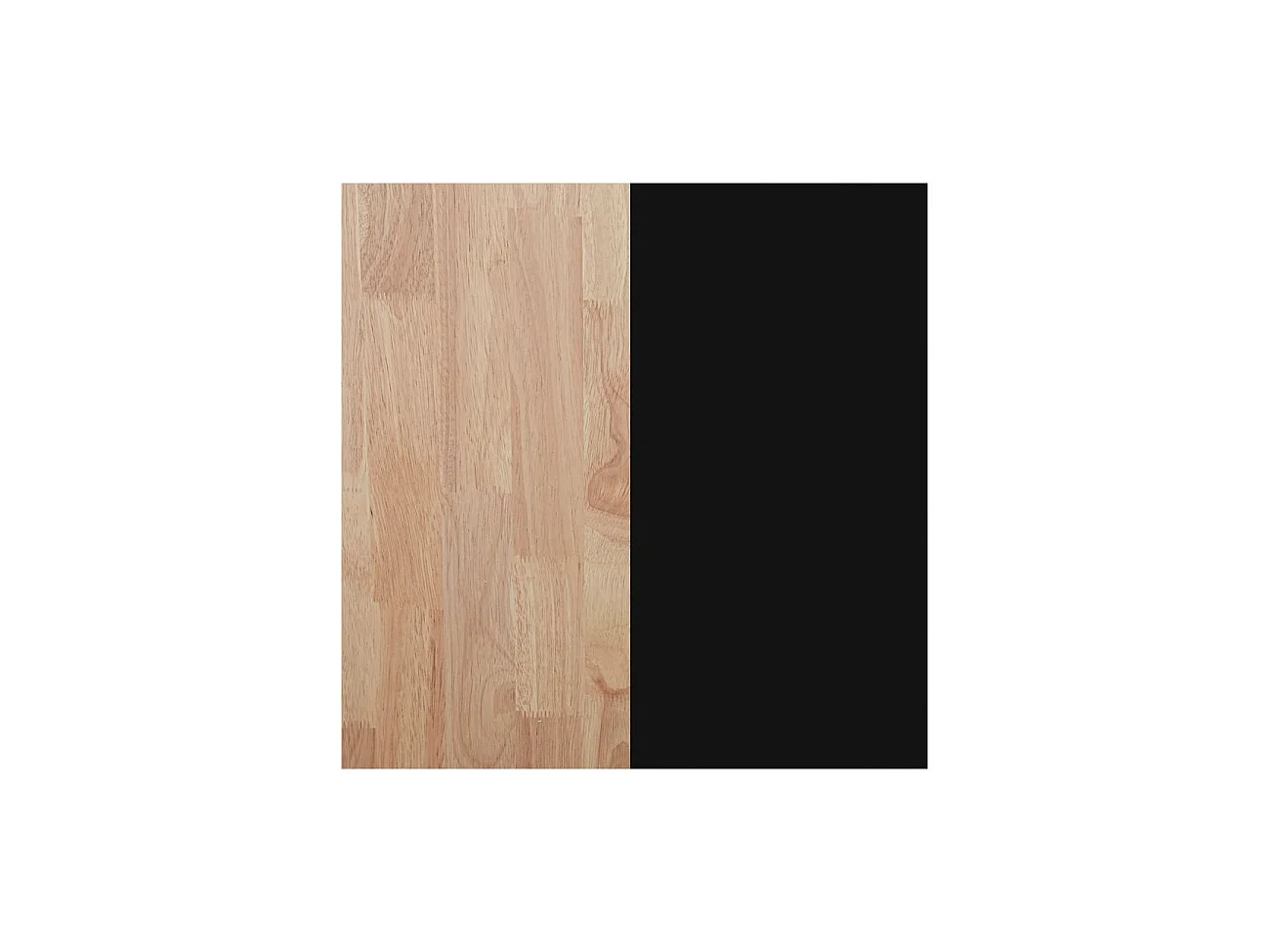 Mesa de centro elevatória Loft Roble salvaje - Negro