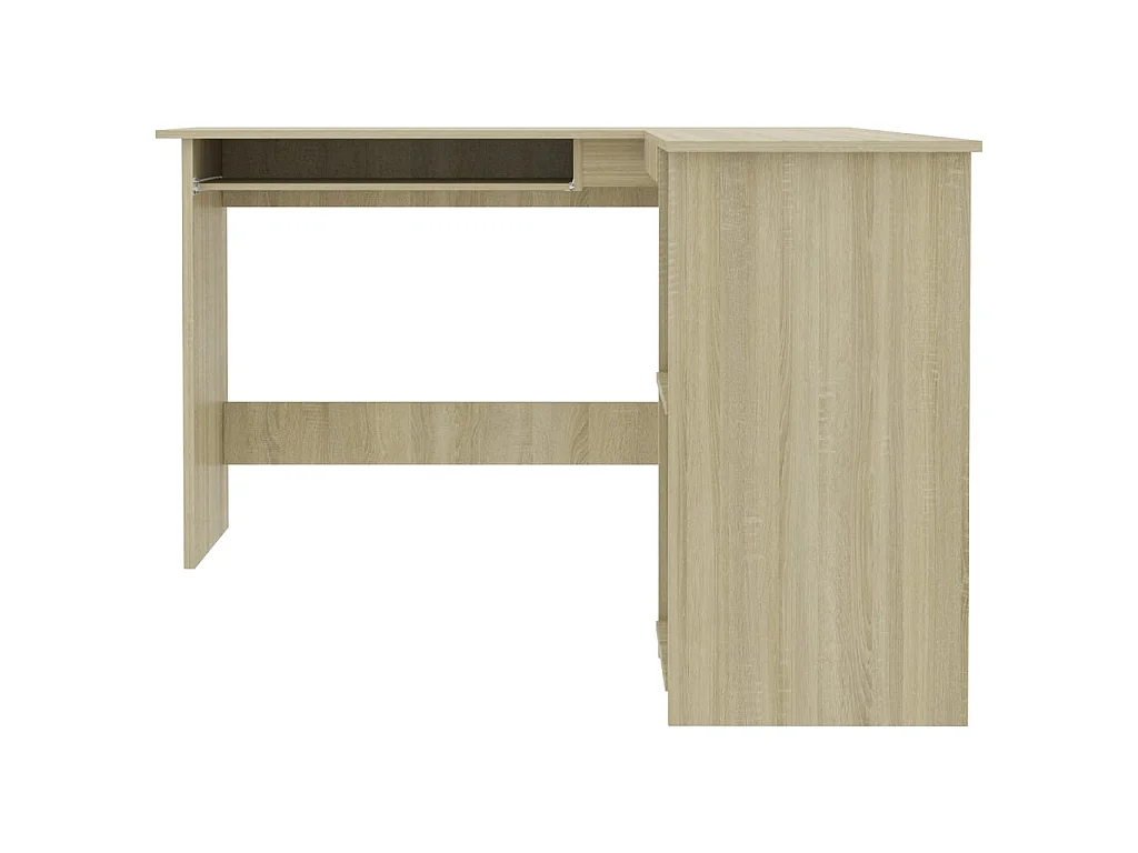 Scrivania Angolare a L Rovere Sonoma 120x140x75cm Multistrato