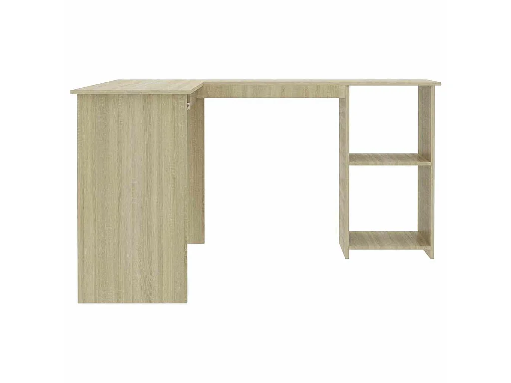 Bureau d'angle en forme de L Chêne sonoma Bois d'ingénierie