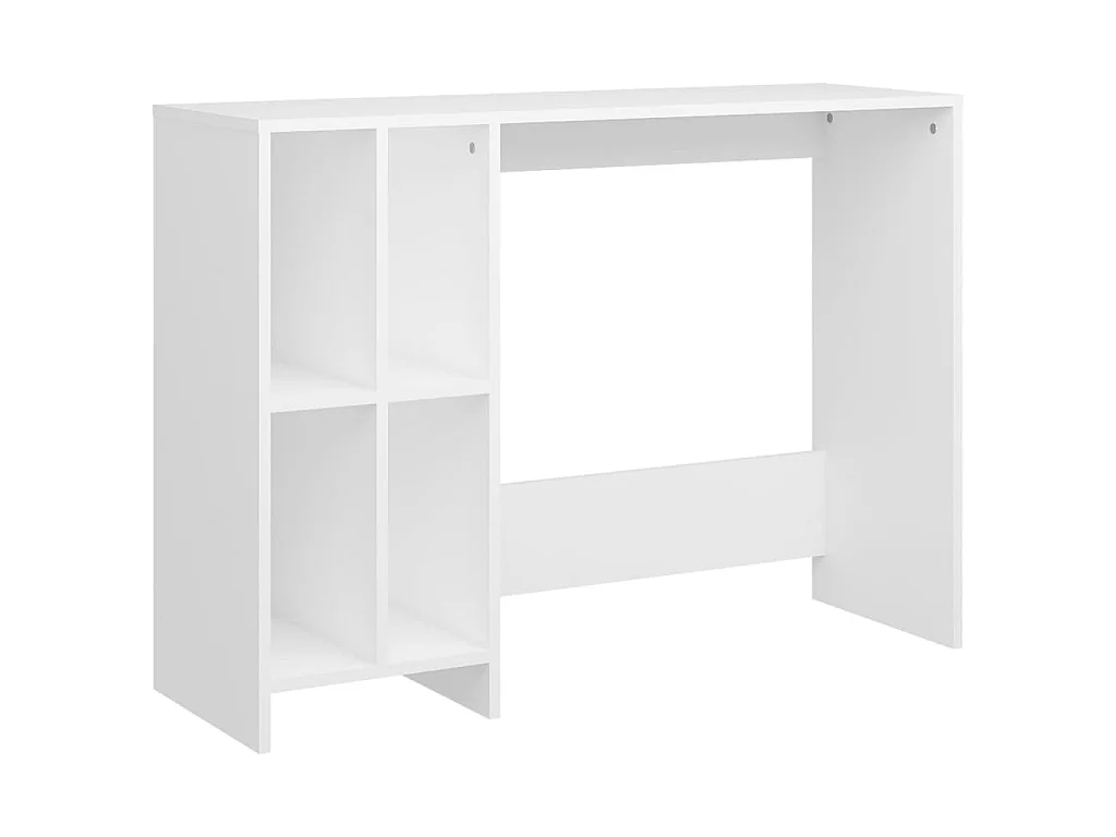 Computertisch Weiß 102,5x35x75 cm Holzwerkstoff