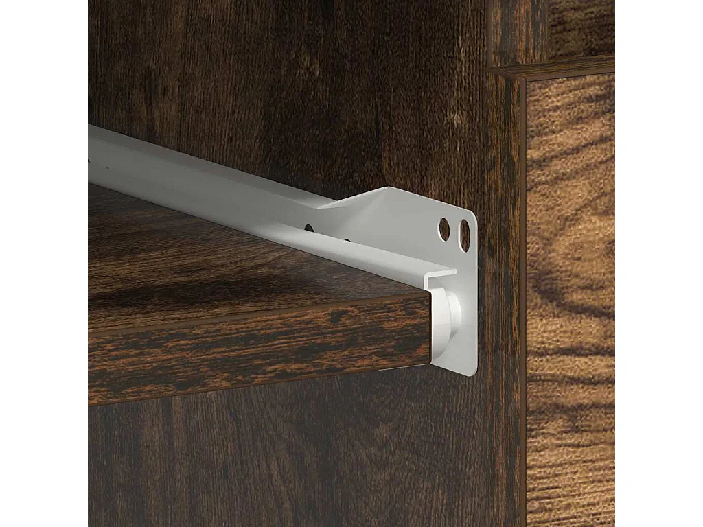 Schreibtisch Räuchereiche 90x45x76 cm Holzwerkstoff