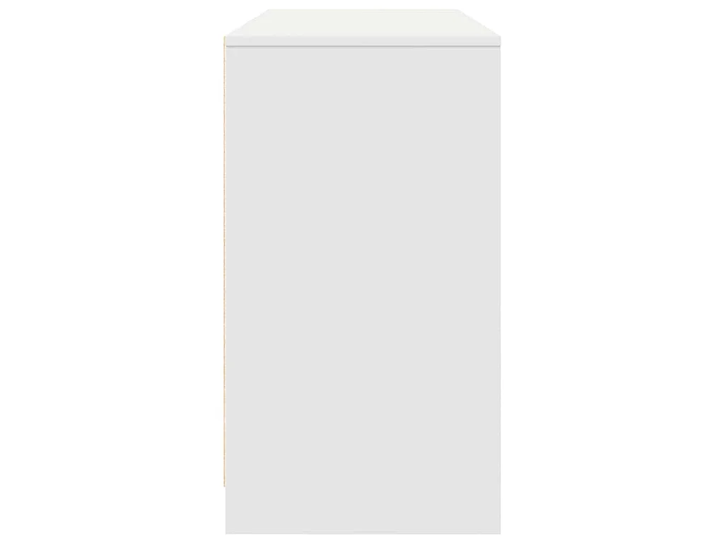 Bureau blanc 120x42x76 cm bois d'ingénierie